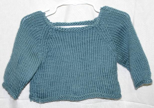 Hand Knit Garment GSB-057 - 9m - 1 years - Baby Sweater - Wool and Cashmere