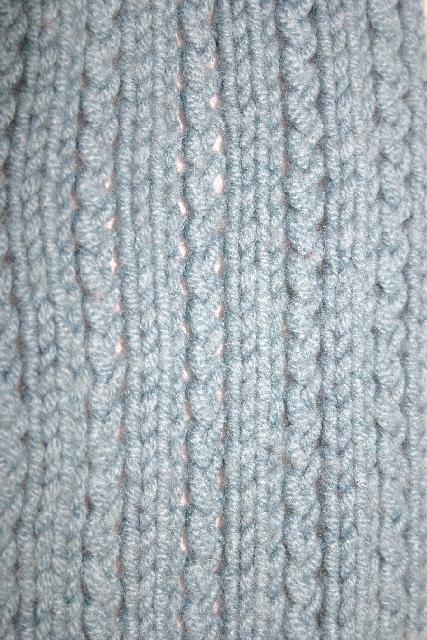 Hand Knit Garment GSF101 - Cashmere Scarf - 5 x 102 inches