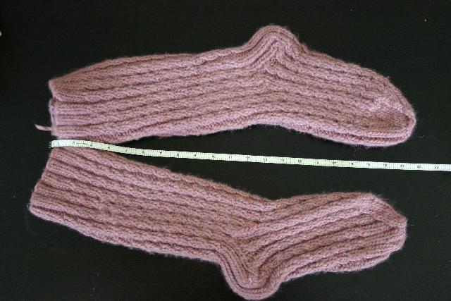 Hand Knit Garment GSK-090 - Apres Ski Socks - Wool and Silk