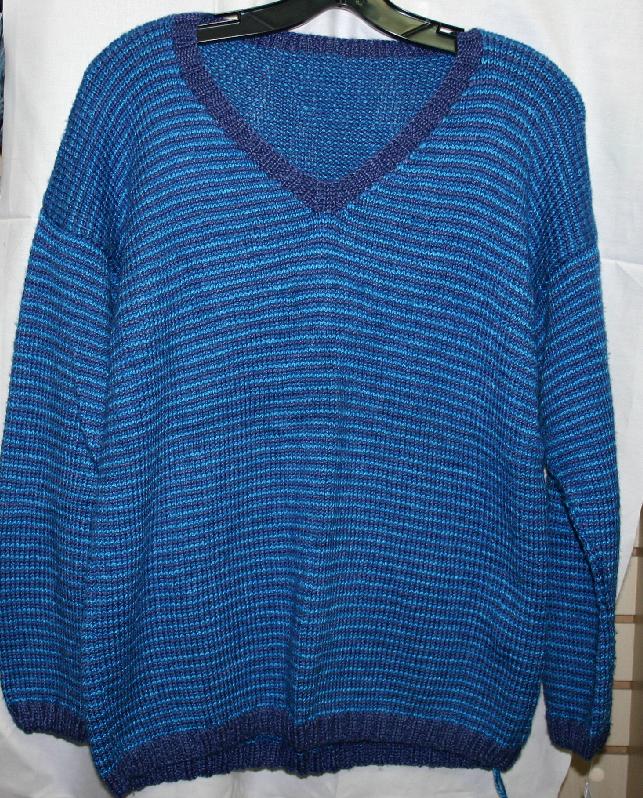 Hand Knit Garment GSS-019- Small - Silk Wool Blend