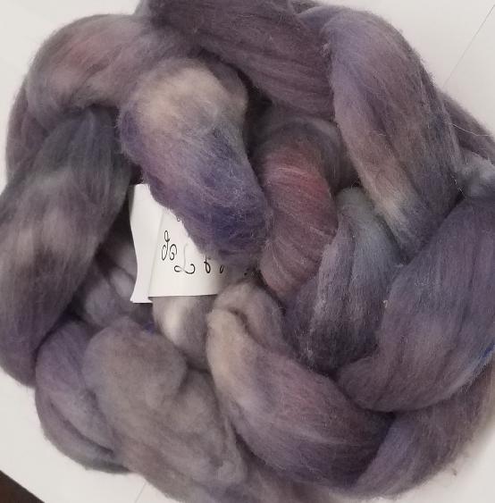Rambouillet Hand Dyed Top - 115 g (4.0 oz) - Riverbed
