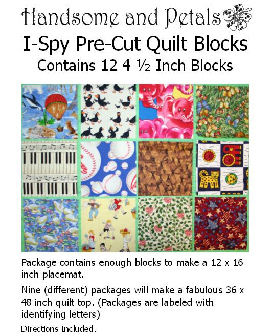 I-Spy Quilt Block Kits