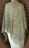 Heartstrings #H37 Bobble Lace Flowers Triangle Shawl Pattern Heartstrings #H37 Bobble Lace Flowers Triangle Shawl Pattern