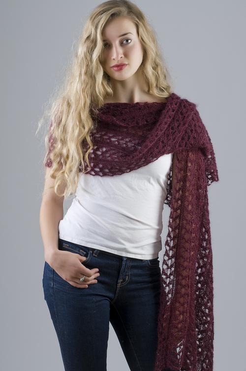 Heartstrings   #H64 Lace Starlight Stole Pattern