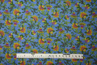 Hoffman Fabrics Print 9257 Tuscany Tiles - Blue