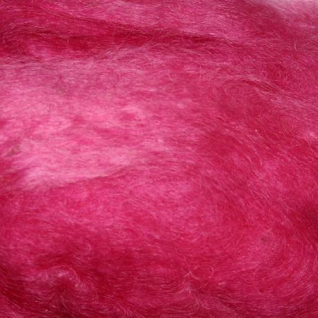 Ivy Brambles Fine Carded Mohair 1oz bag - #414 Pink Ruby