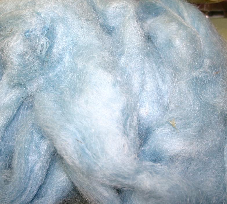 Ivy Brambles Fine Carded Mohair 1oz bag - #406 Blue Stone