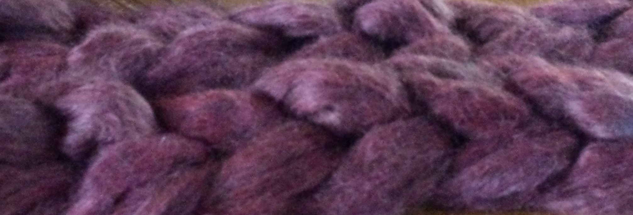 Bewitching Fibers Hand Dyed Gotland Lambswool Combed Top - 3.5 oz - Brick