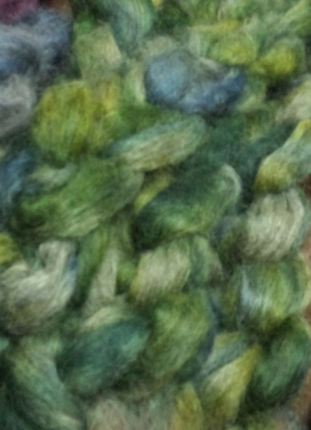 Bewitching Fibers Hand Dyed Gotland Lambswool Combed Top - 3.5 oz - Highlands