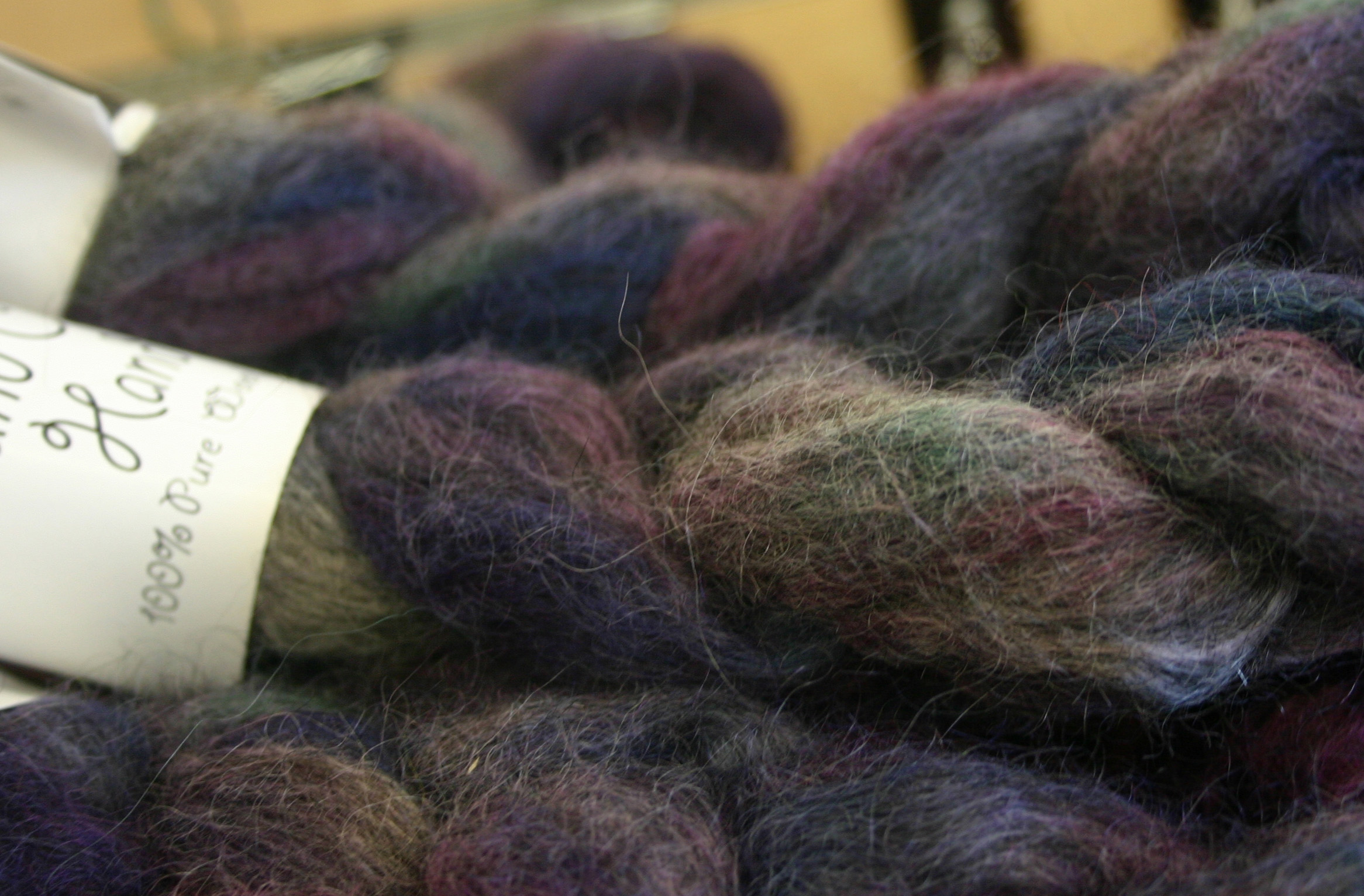 Bewitching Fibers Hand Dyed Gotland Lambswool Combed Top - 3.5 oz - Aurora