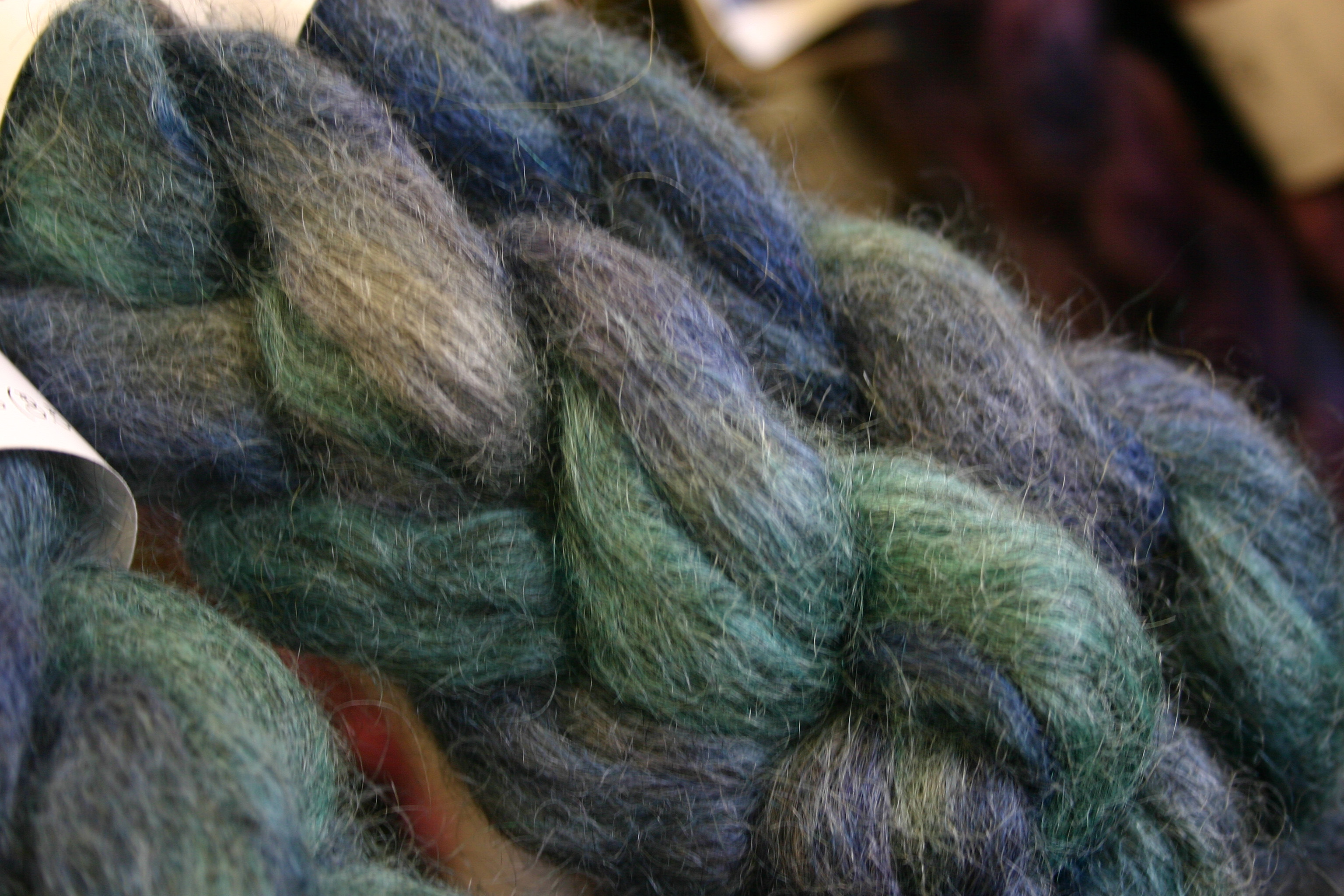 Bewitching Fibers Hand Dyed Gotland Lambswool Combed Top - 3.5 oz - Mermaids Dream