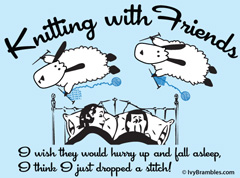 Knitting With Friends Graphic Hoodie - Sheep Dreams Design