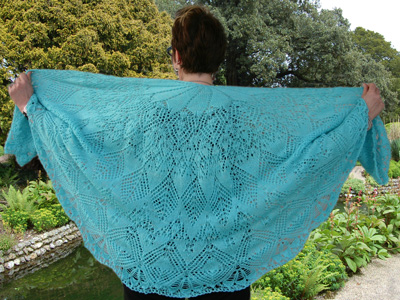 Ivy Brambles Bayou Butterfly Shawl Pattern