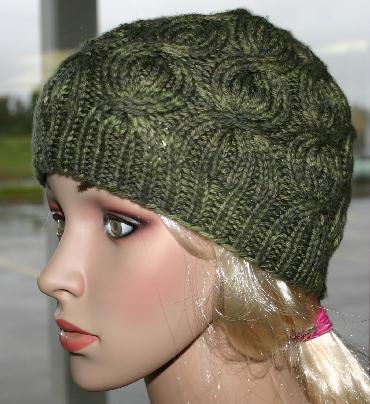 Ivy Brambles Ribbed Coin Cable Hat Pattern