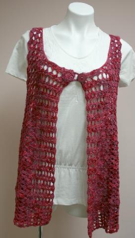 Las Vest Free Crochet Pattern - KarensVariety.com