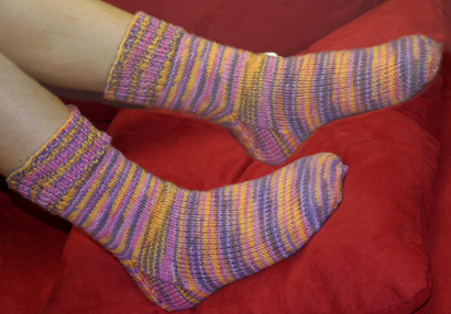 Ivy Brambles Easy Basic Sock Pattern #34