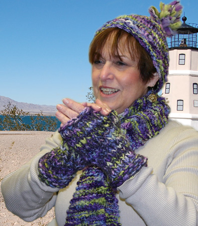 Ivy Brambles Quick Knit Hat Scarf and Mitts Pattern