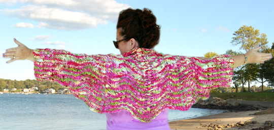 Ivy Brambles Tornado Shrug Pattern