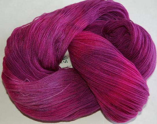 Ivy Brambles Romantica Merino Lace Yarn - 120 Petunias