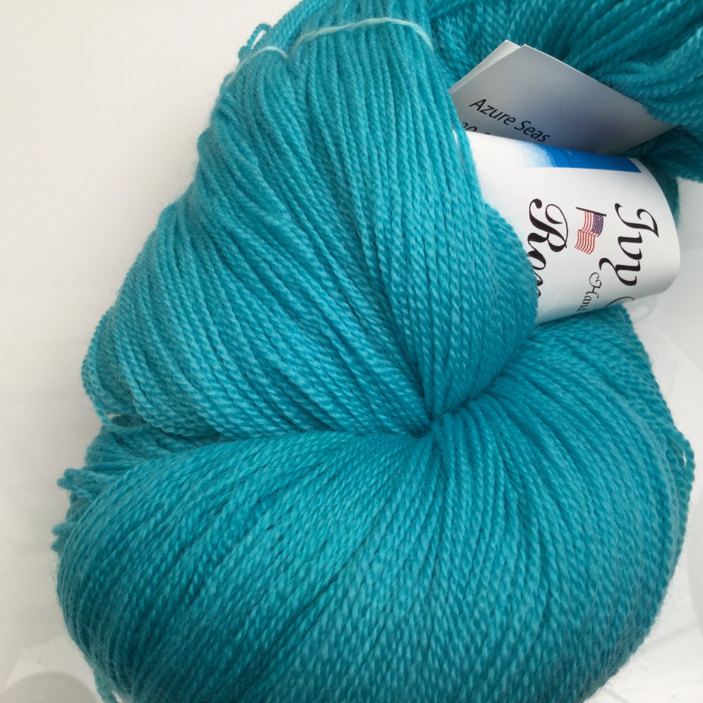 Ivy Brambles Romantica Merino Lace Yarn - 158 Azure Seas