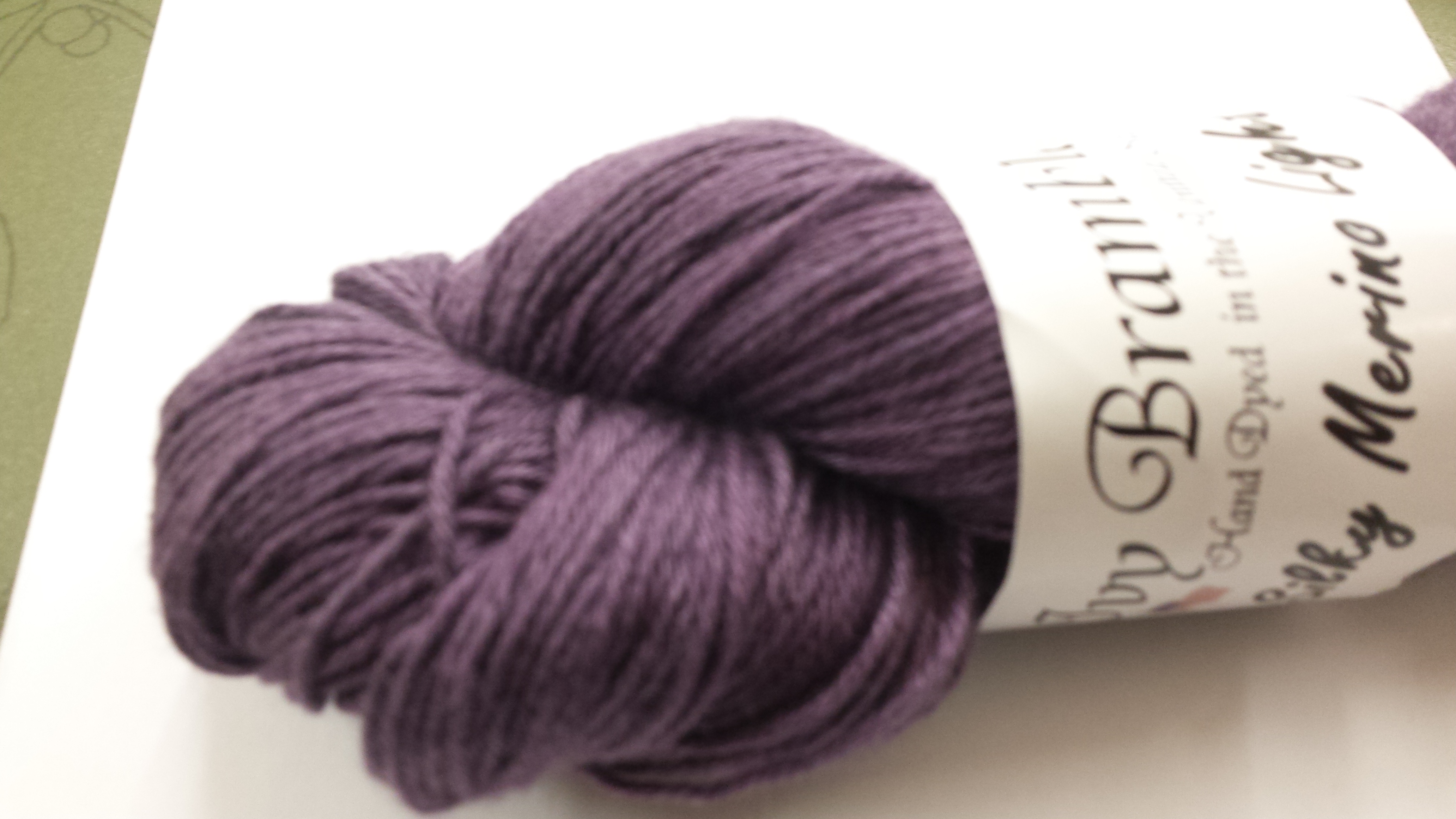 Ivy Brambles Silky Merino Light Yarn - Royal Purple