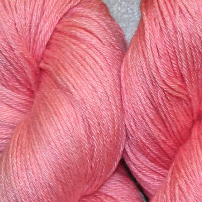 Ivy Brambles Silky Merino Light Yarn - Pink Rose