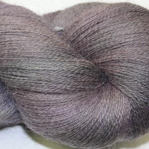 Ivy Brambles Silver Cloud Suri Alpaca Glitter Lace Yarn - 103 Storm