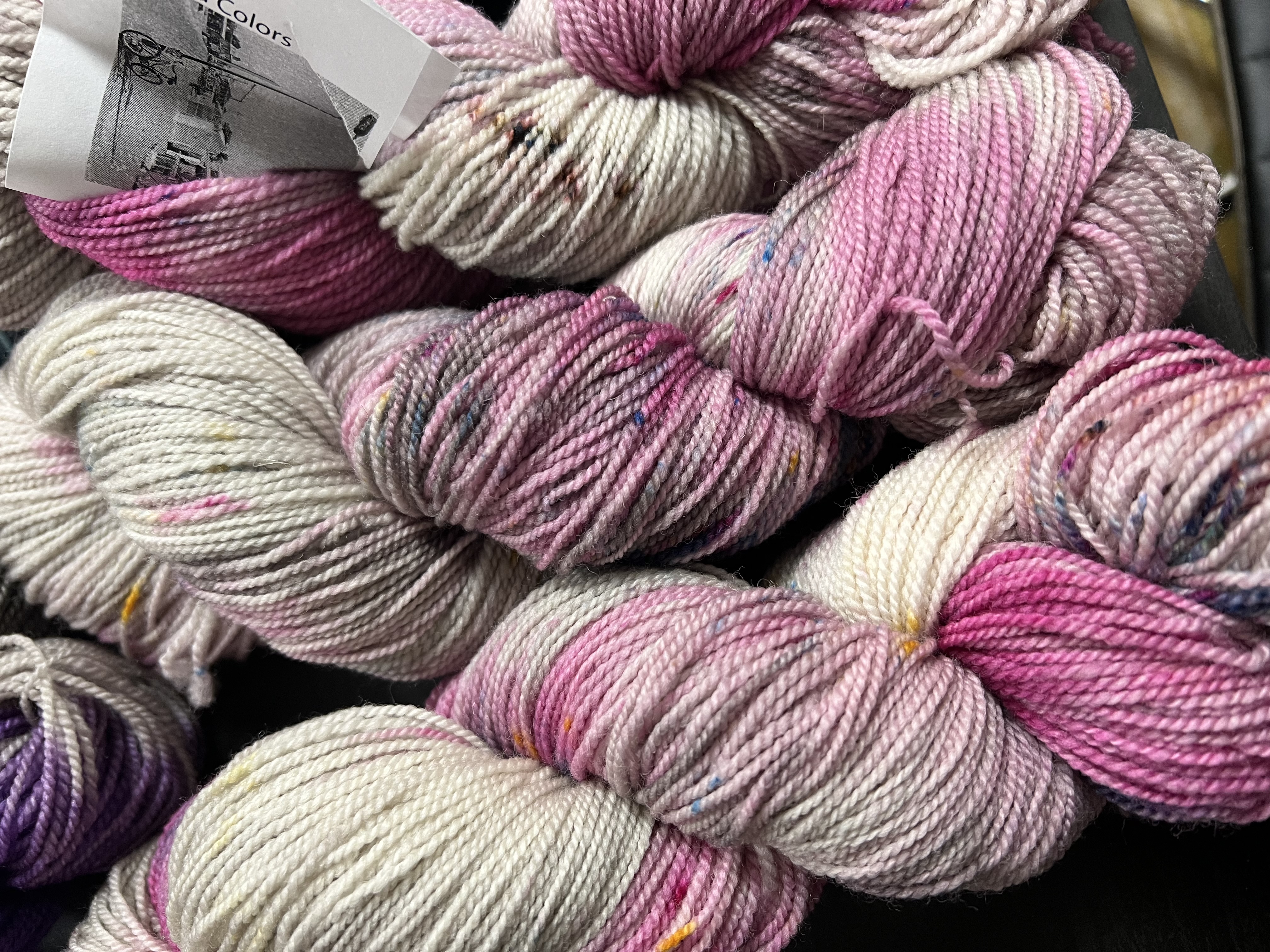 Ivy Brambles SockScene Sock Yarn - 605 Pink Speckles