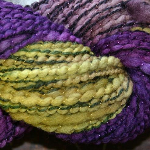 Ivy Brambles Tornado Thick and Thin Yarn #206 Eggplant