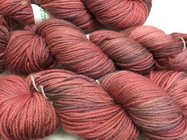 Ivy Brambles Superwash Worsted Yarn #803 Teaberry