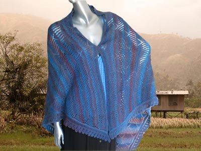 Jojoland Bear Track Shawl Pattern #7-y46-01