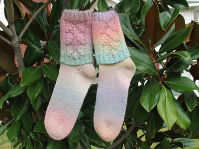 Jojoland Cherry Socks Pattern #p-sock-y04-01
