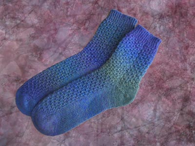 Jojoland Dandelion Leaf Socks Pattern #p-sock-y09-01