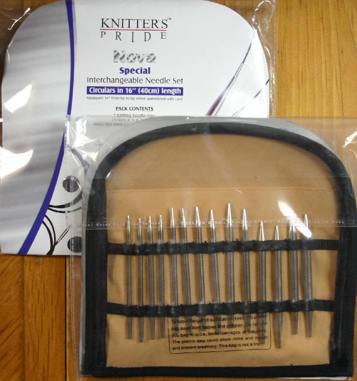 Knitters Pride Nova Interchangeable Special 16 inch Circular Needle Set