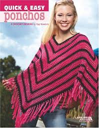 Quick and Easy Ponchos - 4 Crochet Designs - 3975