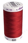 Mettler Silk Finish Sewing/Quilting Thread (547yds) #9104-504 Country Red