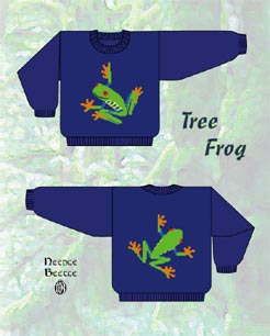 Needle Beetle Sweater Pattern Tree Frog