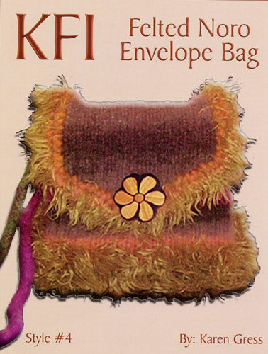 Felted Noro Envelope Bag - 04