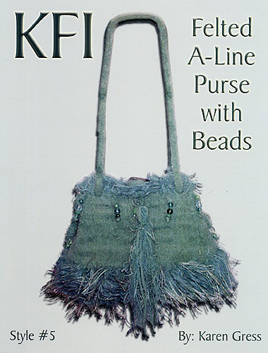 Felted A Line Purse- 05
