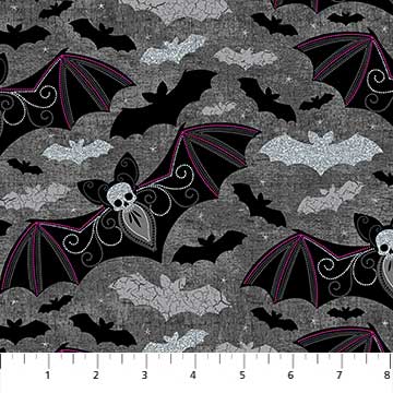 Elegantly Frightful Cotton Fabric 22198-96