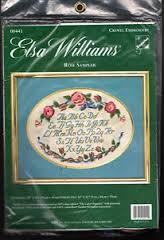 Elsa William Needlepoint Kit - Rose Sampler 00441