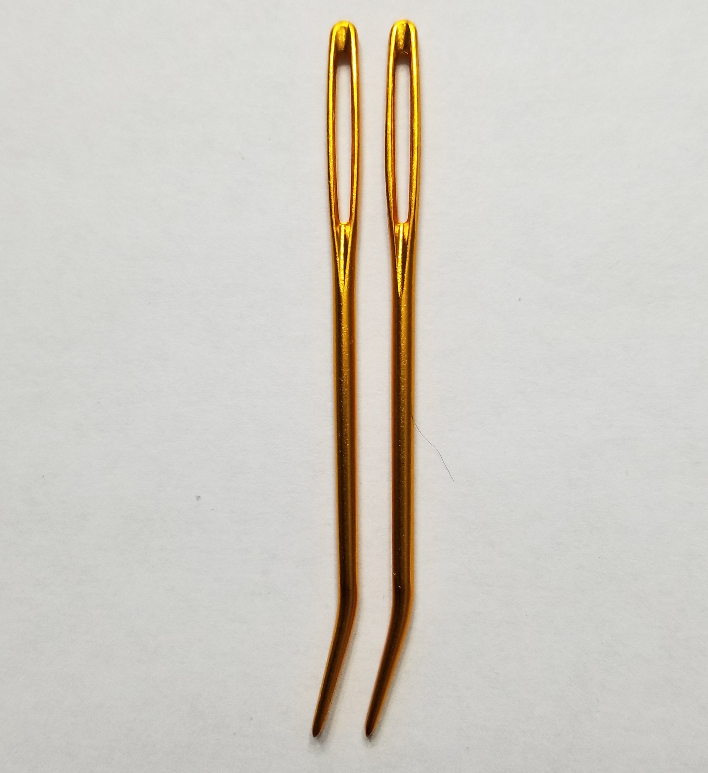 Jumbo Bent Tip Tapestry Needles - Gold