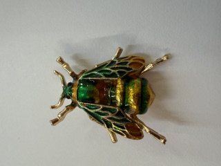 Enamel Brooch - Flying Insect - 024