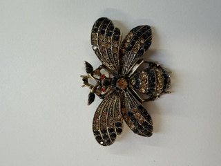 Rhinestone Brooch - Flying Insect - 025
