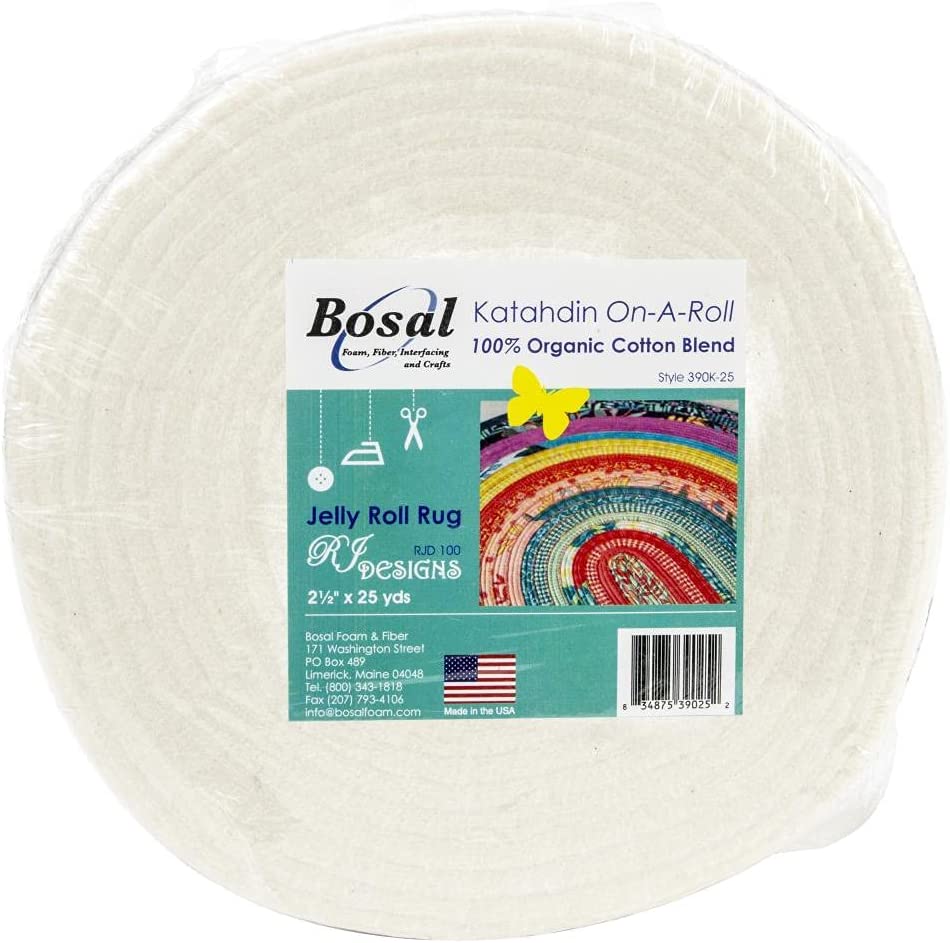 Bosal Katahdin On A Roll - 100% Organic Cotton Blend Style 390K-25  2-1/2 x 25 yd