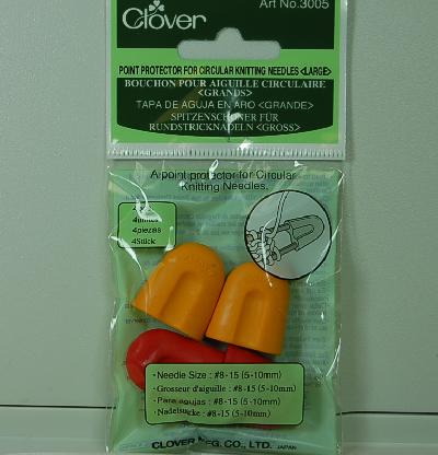 Clover #3005 Circular Needle Point Protectors - Large