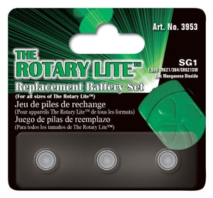 Clover #3953 Rotary Lite Replacement Battery 3 per card