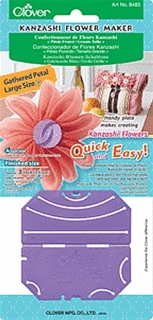 Clover #8485 Clover Kanzashi Flower Maker Gathered Petal 3 inch