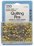 Collins #101 Quilting Pins - 1 3/4 inch Yellow - 250 Count