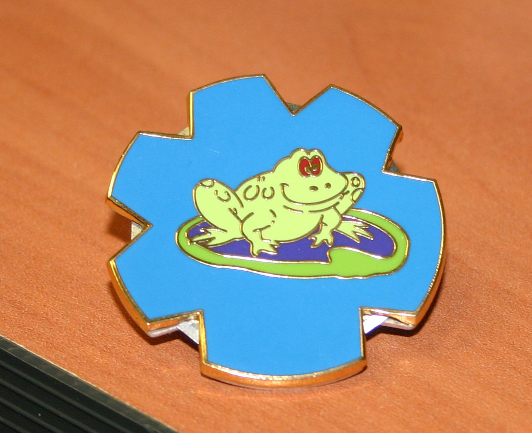 Clip-On Yarn and Thread Cutter - Frog on Lilypad